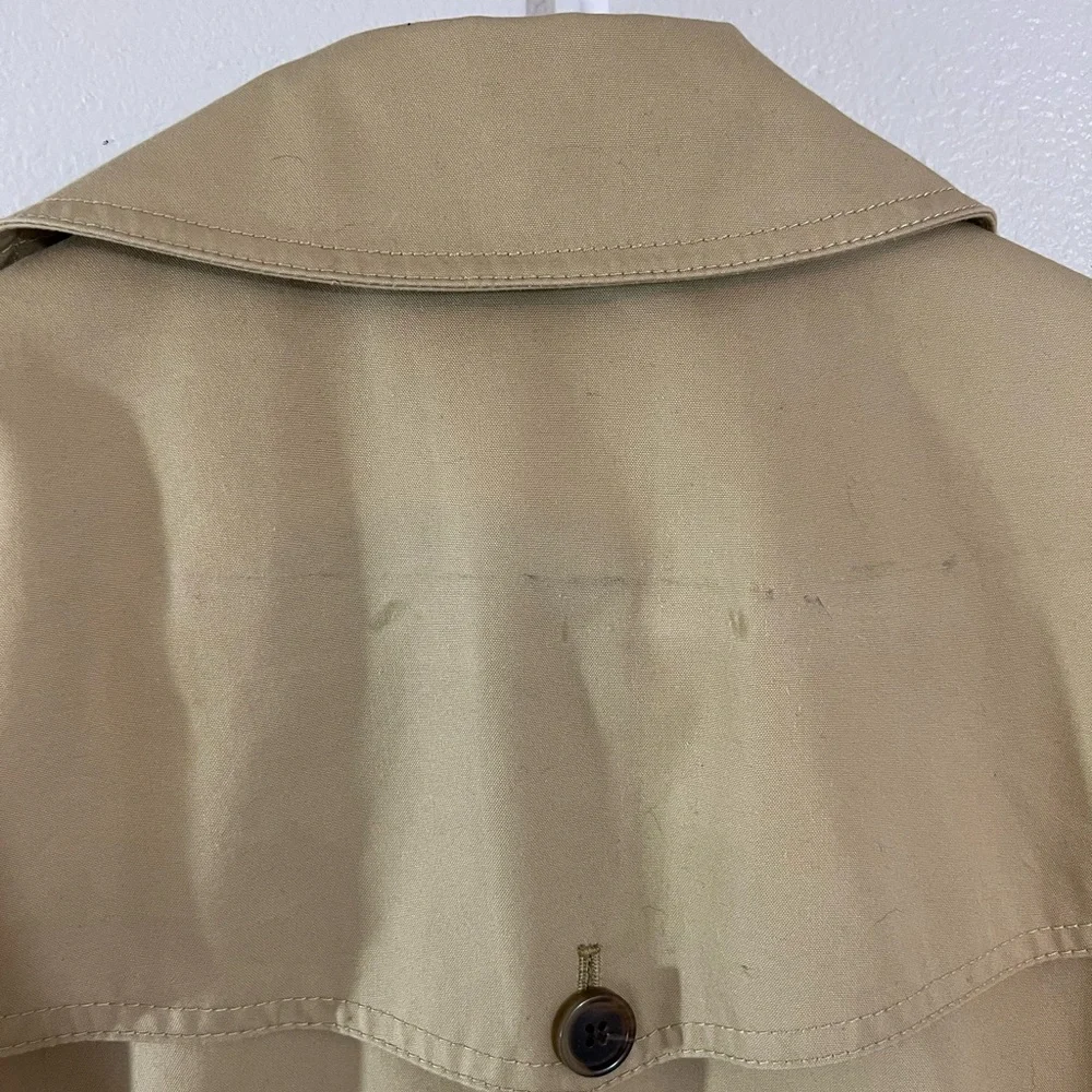 J. Crew Classic Tan Trench Coat size‎ 0